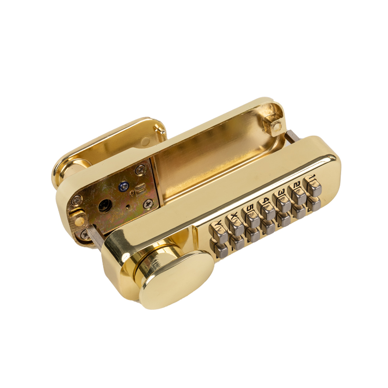 Trava de porta de botão fácil de operar